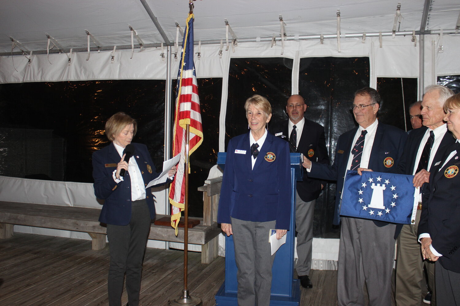 Kathleen Floryan was named commodore of the St. Augustine Yacht Club during a ceremony on Jan. 20.